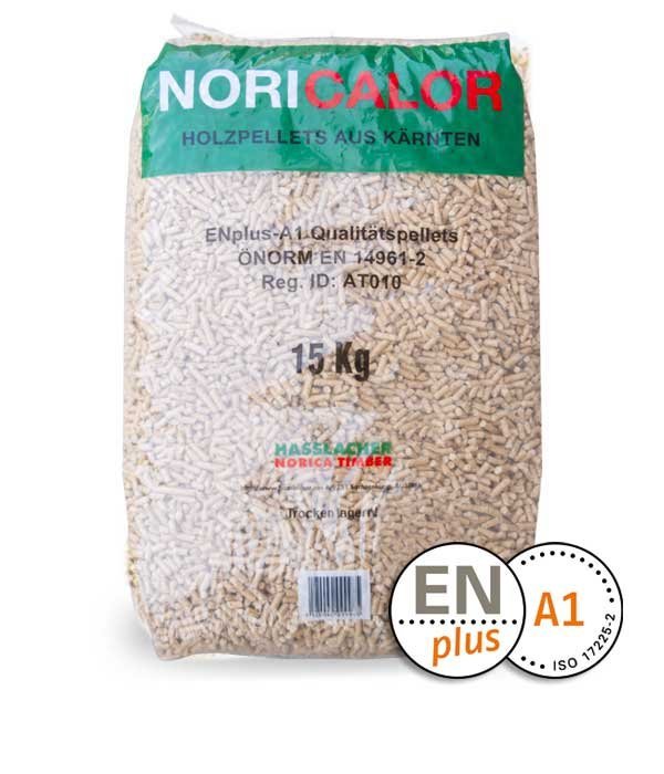 PELLET ABETE NORICALOR 15 KG 72 SACCHI